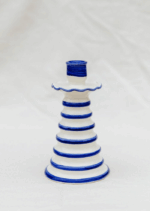 Castiçal Sarapinta risca azul