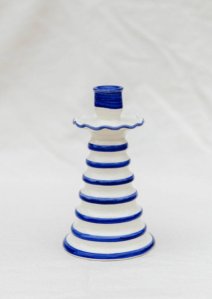 98pr2za9 Castiçal Sarapinta risca azul - Image 1