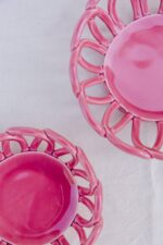 Pequenos cestos em cerâmica cor de rosa - Image 3